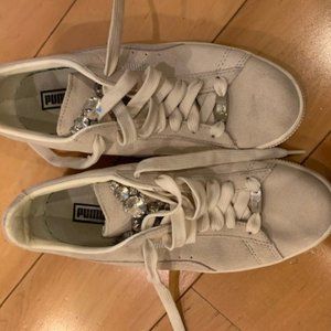 Puma Jewelled Tennis Shoes Size 6.5